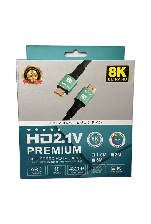 CABLE HDMI M/M 5MTS CAB-47007 8K HD2.1V PREMIUM EN CAJA