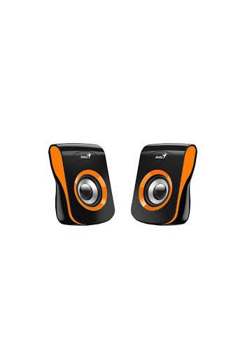 PARLANTES P/PC NEGRO CON NARANJA SP-Q180 GENIUS