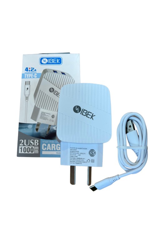 CARGADOR 220V A USB TIPO C X 1 20W APPLE