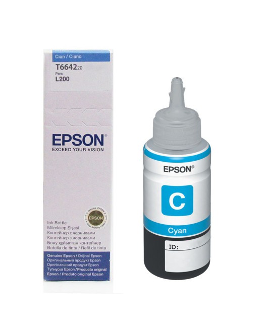 TINTA EPSON T6643 CELESTE L110/200/210/350/355/555 EPSON