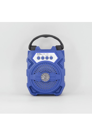 PARLANTE C/BLUETOOTH C/MIC 3" AZUL ML-328