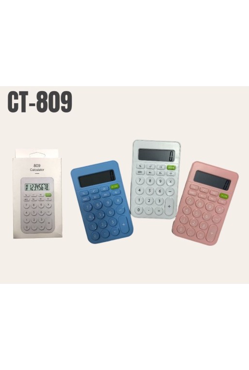 CALCULADORA ROSADA CT809