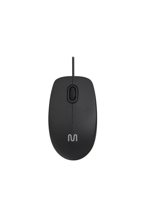MOUSE USB NEGRO COM FIO MF200 MO255 MULTILASER