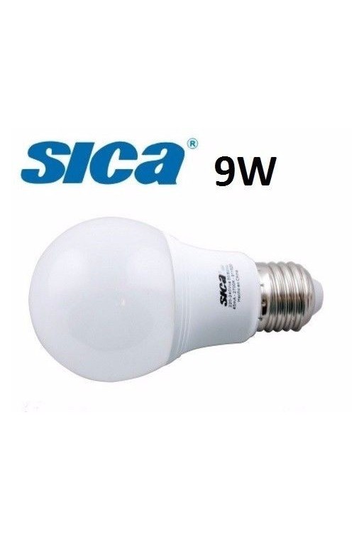 FOCO LED 9W-60W A60 LUZ FRIA SICA