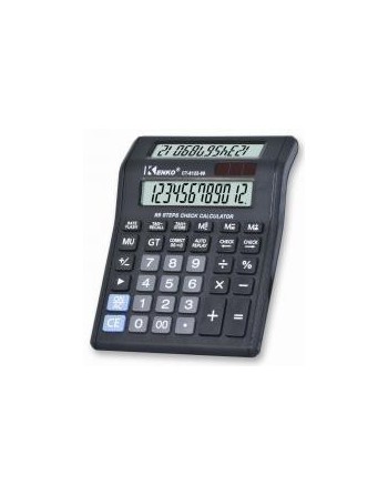 CALCULADORA 12 DIGITOS DOBLE DISPLAY CT-8585-120 KENKO