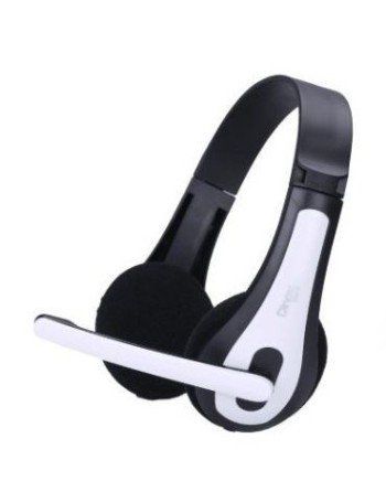 AURICULAR C/MIC NEGRO CON BLANCO DX100047 DINAX