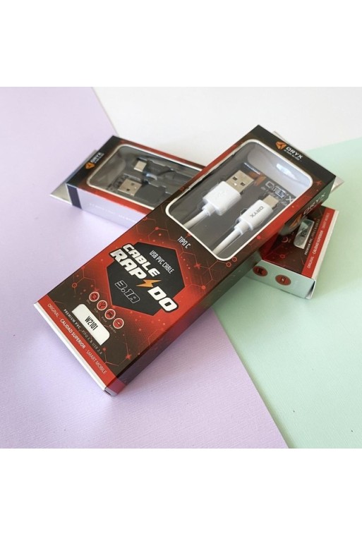 CABLE USB TIPO C 3.1AMP CARGA RAPIDA W2101 ORYX