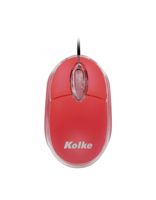 MOUSE USB LUMINOSO ROJO KEM-340 KOLKE