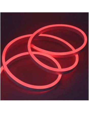 MANGUERA DE NEON FLEXIBLE 5MTS ROJO S/FUENTE NEON-5M