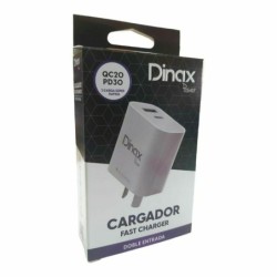 CARGADOR 220V A USB + TIPO C CABEZAL 5.1AMP PR-CAR-5.1-TC DINAX