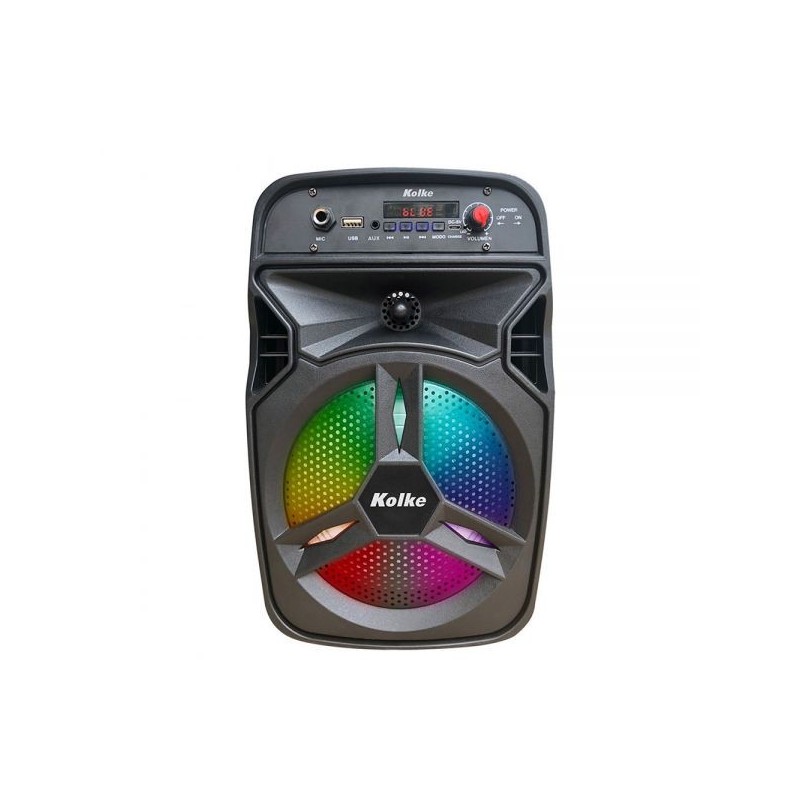 PARLANTE C/BLUETOOTH C/USB C/AUX C/MIC 6.5" 80W 3000PMPO NEGRO JAZZ 2 KPB-433 KOLKE