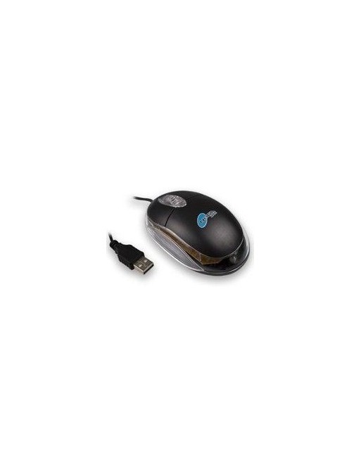 MOUSE USB LUMINOSO NEGRO NG-611U NOGANET