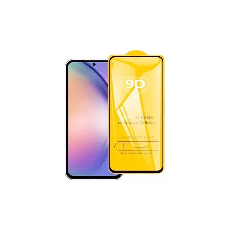 VIDRIO TEMPLADO SAMSUNG A35 5G/A55 9D SIN NOTCH 157X74 GLASS
