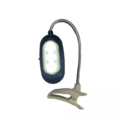 LAMPARA PARA LIBRO FLEXIBLE CON PINZA XL-266C