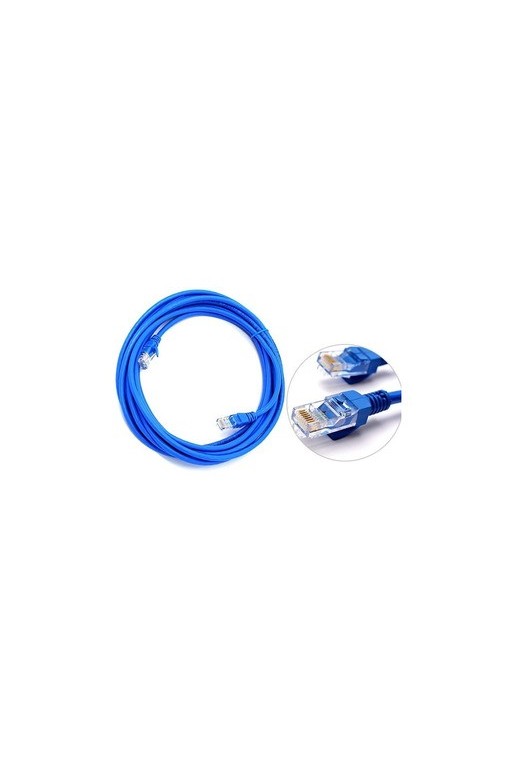 CABLE DE RED PATCH CORD 2MTS AZUL DX-CARRED2 DINAX