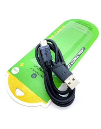 CABLE USB TIPO C 25W FAST CHARGE TURBO MOTOROLA