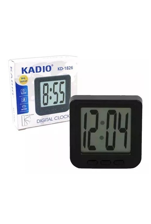 RELOJ DIGITAL P/AUTO DIGITAL CLOCK KD-1826 KADIO