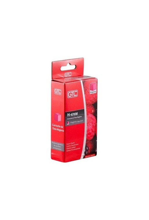CARTUCHO HP 670M MAGENTA 14.6ML GTC