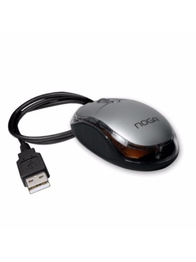 MOUSE USB NG-611U PLATA...