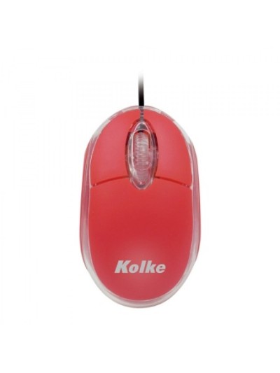 MOUSE USB LUMINOSO ROJO...