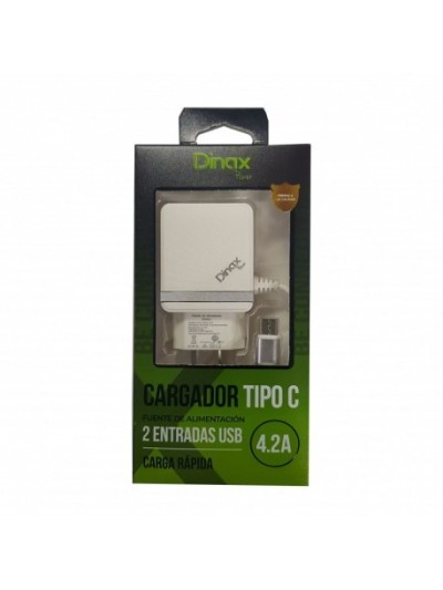 CARGADOR 220V A USB X 2...