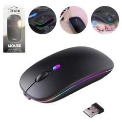 MOUSE WLS C/LUZ RGB...