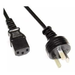 CABLE 220V NEGRO GOMA POWER PC