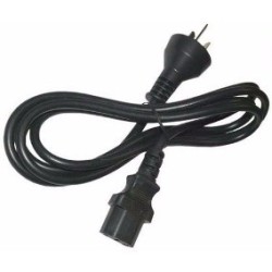 CABLE 220V NEGRO GOMA POWER PC