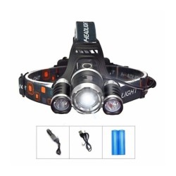 LINTERNA MINERA 3 LED +...