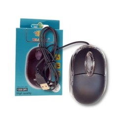 MOUSE USB NEGRO 1200DPI...