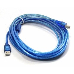 CABLE USB IMPRESORA 5MTS...