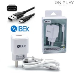 CARGADOR 220V A USB X 2...