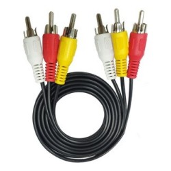 CABLE RCA M/M X 3 1.5MTS...