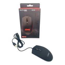 MOUSE USB NEGRO GM-100...