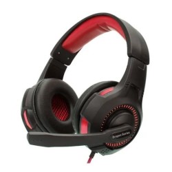 AURICULAR GAMERS C/MIC ROJO...