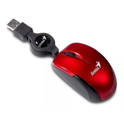 MOUSE MICRO TRAV ROJO GENIUS