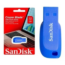 PEN DRIVE 32GB AZUL CRUZER...