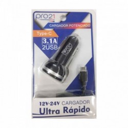 CARGADOR 12V A USB X 2 +...