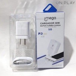 CARGADOR 220V A USB TIPO C...