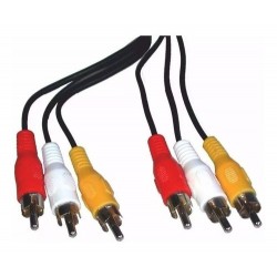 CABLE RCA M/M X 3 1.5MTS...