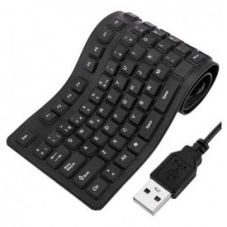 TECLADO USB FLEXIBLE NEGRO...