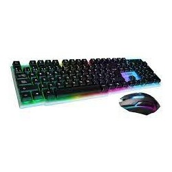 TECLADO + MOUSE GAMER C/LUZ...