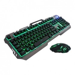 TECLADO + MOUSE GAMER C/LUZ...