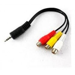 ADAPTADOR 3.5 M A RCA H X 3