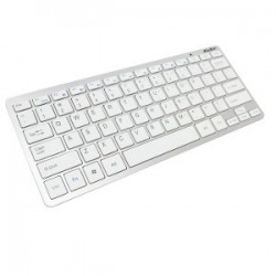 TECLADO BLUETOOTH PLATA...