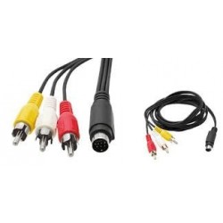 CABLE S-VIDEO 8 PINES A RCA...