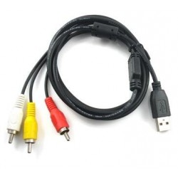 CABLE USB A RCA M X 3 ARWEN